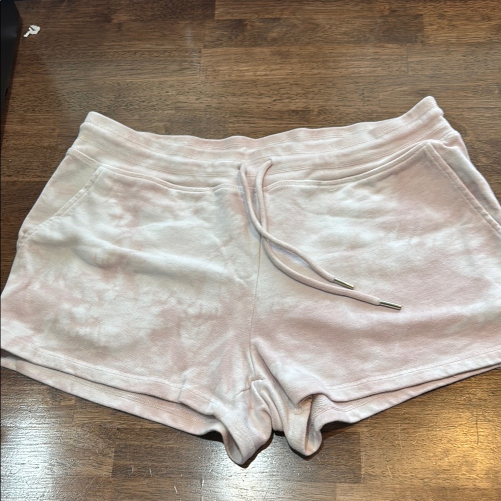 Women's Pink Tie-Dye Shorts